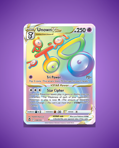 Collector’s Guide: Unown VSTAR (Silver Tempest #199)