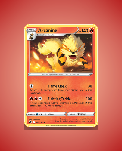 Arcanine (Silver Tempest) #20