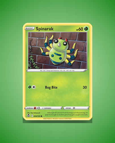 Collector’s Guide: Spinarak (Silver Tempest #3)