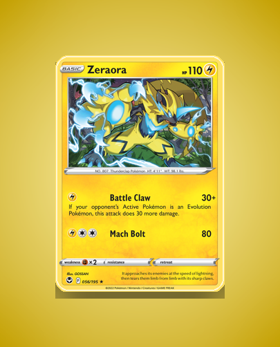 Collector’s Guide: Zeraora (Silver Tempest #56)