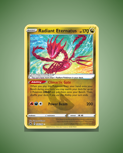 Radiant Eternatus (Crown Zenith) #105