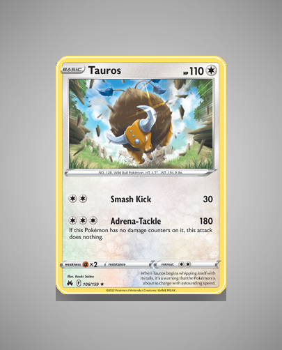 Tauros (Crown Zenith) #106