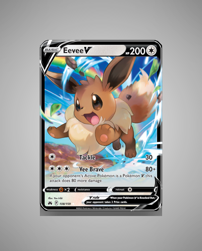 Eevee V (Crown Zenith) #108