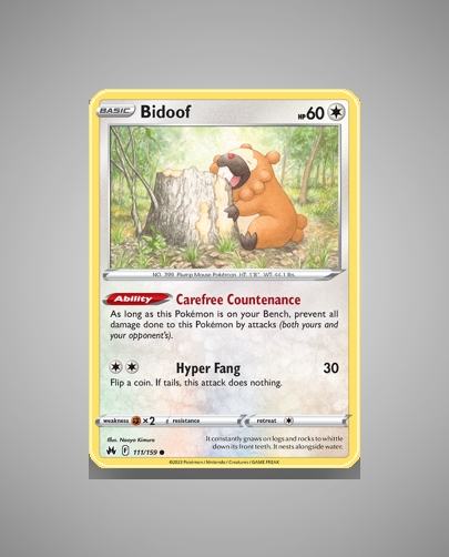 Bidoof (Crown Zenith) #111