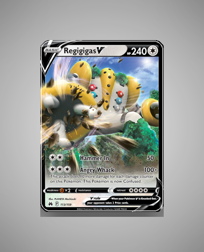 Collector’s Guide: Regigigas V (Crown Zenith #113)
