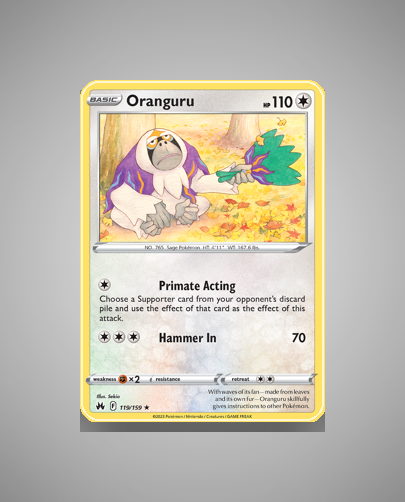 Collector’s Guide: Oranguru (Crown Zenith #119)