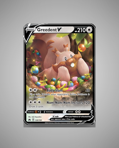 Greedent V (Crown Zenith) #120