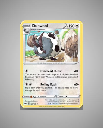 Collector’s Guide: Dubwool (Crown Zenith #122)