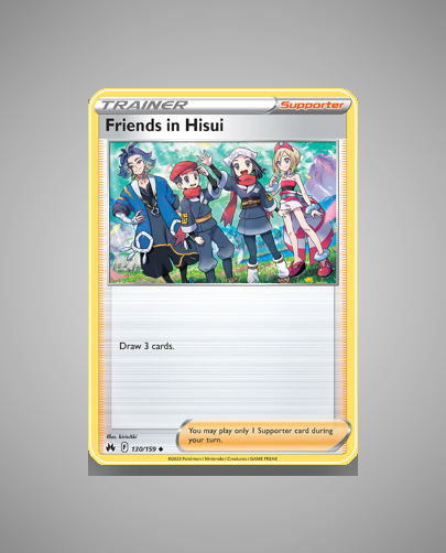 Friends in Hisui (Crown Zenith) #130