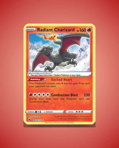 Radiant Charizard (Crown Zenith) #20