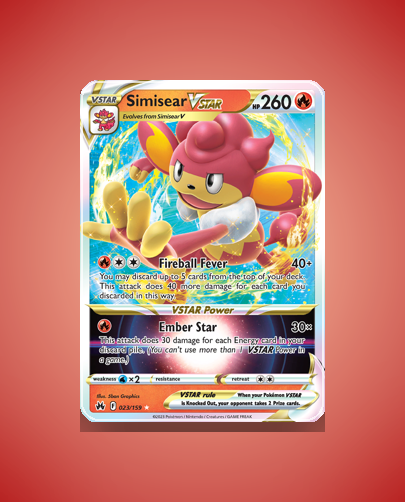 Collector’s Guide: Simisear VSTAR (Crown Zenith #23)