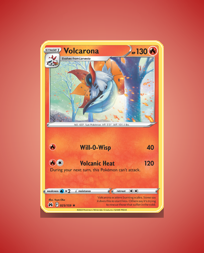 Volcarona (Crown Zenith) #25