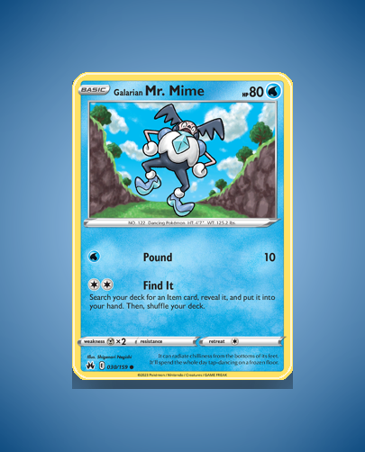 Galarian Mr. Mime (Crown Zenith) #30