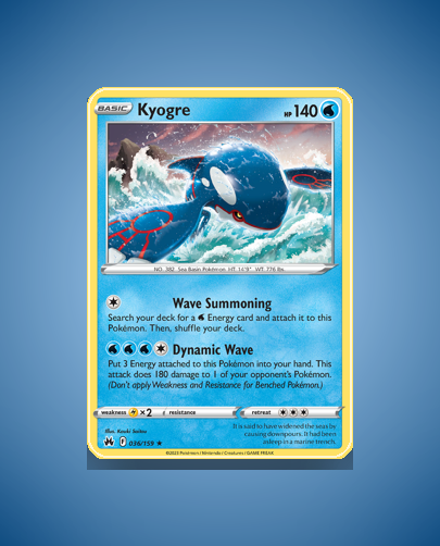 Kyogre (Crown Zenith) #36