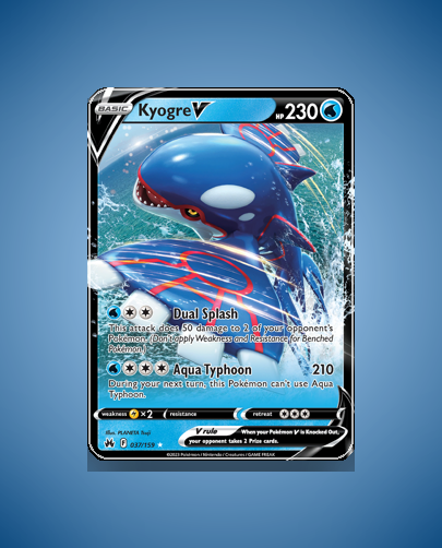 Collector’s Guide: Kyogre V (Crown Zenith #37)