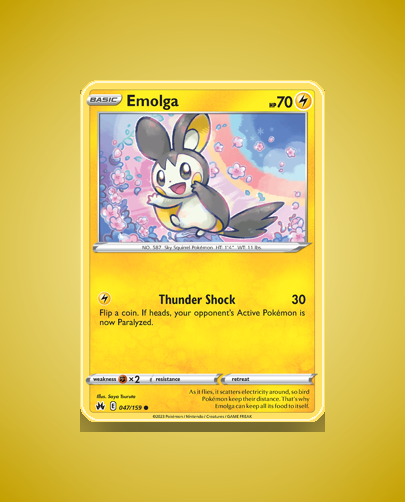 Collector’s Guide: Emolga (Crown Zenith #47)