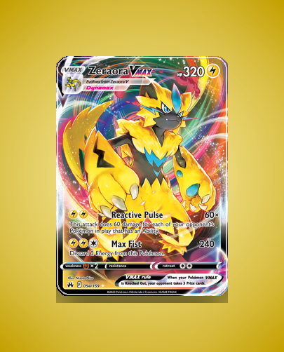 Collector’s Guide: Zeraora VMAX (Crown Zenith #54)