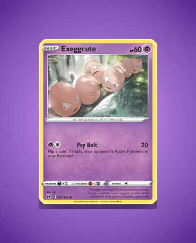 Exeggcute (Crown Zenith) #57