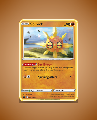 Collector’s Guide: Solrock (Crown Zenith #69)