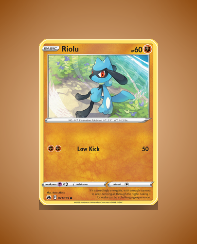 Collector’s Guide: Riolu (Crown Zenith #71)
