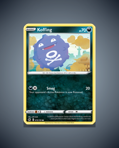 Collector’s Guide: Koffing (Crown Zenith #75)