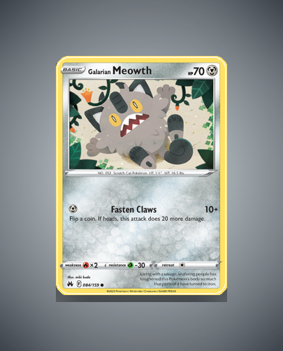 Galarian Meowth (Crown Zenith) #84