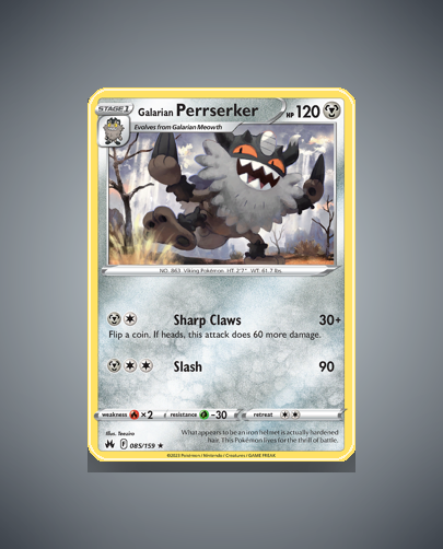 Galarian Perrserker (Crown Zenith) #85