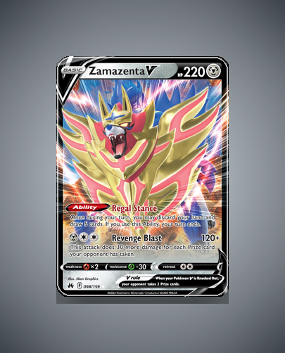 Collector’s Guide: Zamazenta V (Crown Zenith #98)