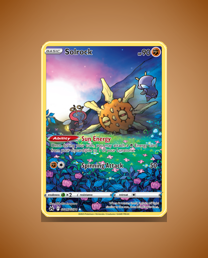 Collector’s Guide: Solrock (Crown Zenith Galarian Gallery #GG15)