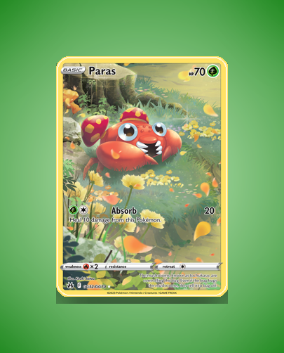 Collector’s Guide: Paras (Crown Zenith Galarian Gallery #GG32)