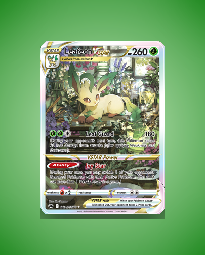 Collector’s Guide: Leafeon VSTAR (Crown Zenith Galarian Gallery #GG35)