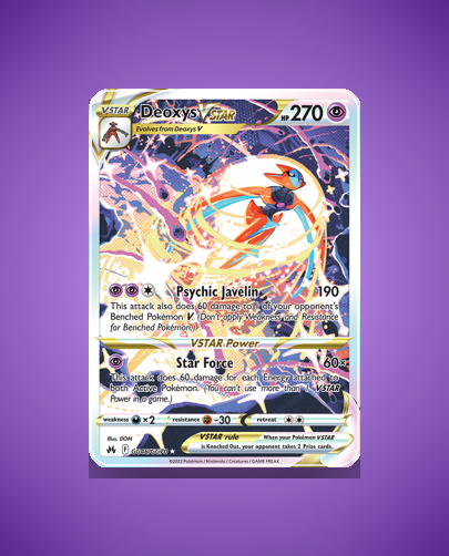 Collector’s Guide: Deoxys VSTAR (Crown Zenith Galarian Gallery #GG46)