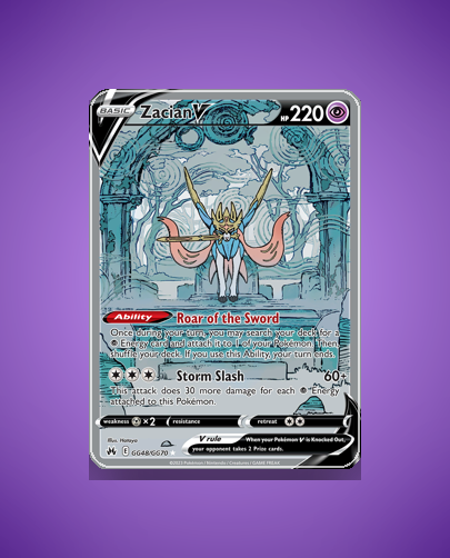 Zacian V (Crown Zenith Galarian Gallery) #GG48