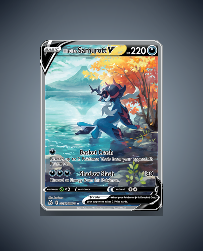Collector’s Guide: Hisuian Samurott V (Crown Zenith Galarian Gallery #GG51)