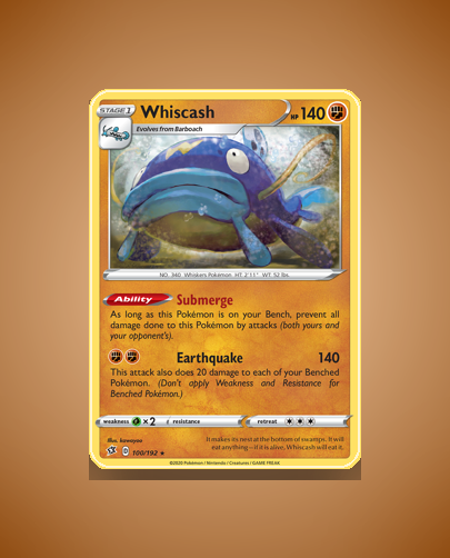 Whiscash (Rebel Clash) #100