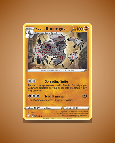 Galarian Runerigus (Rebel Clash) #102