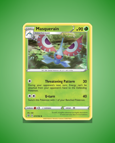 Collector’s Guide: Masquerain (Rebel Clash #11)