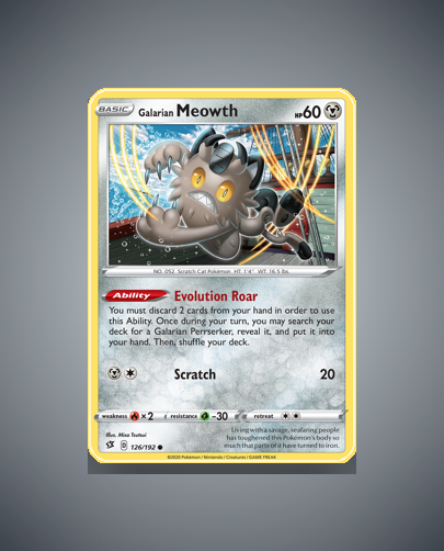 Galarian Meowth (Rebel Clash) #126