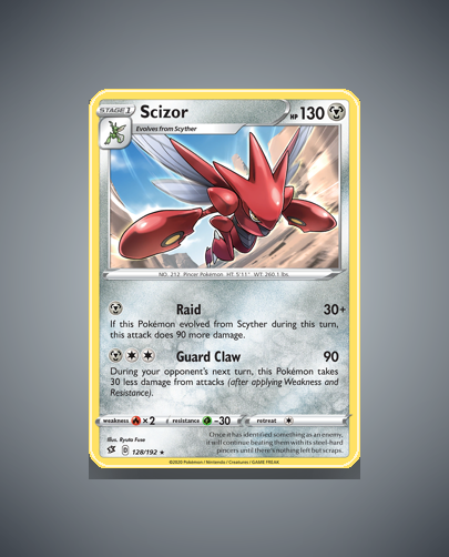 Collector’s Guide: Scizor (Rebel Clash #128)