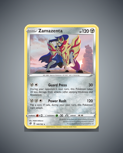 Collector’s Guide: Zamazenta (Rebel Clash #140)