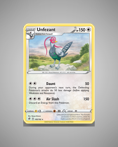 Collector’s Guide: Unfezant (Rebel Clash #145)