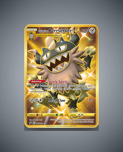 Galarian Perrserker (Rebel Clash) #205