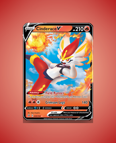 Cinderace V (Rebel Clash) #35