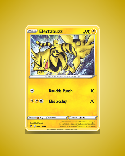 Electabuzz (Rebel Clash) #58