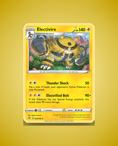 Collector’s Guide: Electivire (Rebel Clash #59)