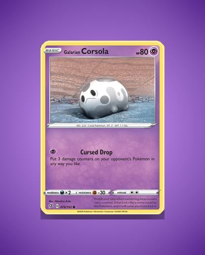 Galarian Corsola (Rebel Clash) #78