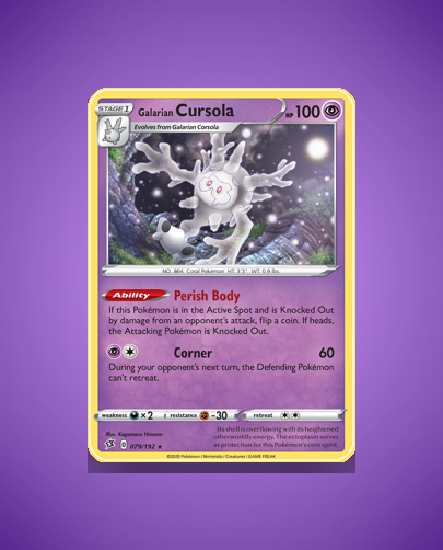 Galarian Cursola (Rebel Clash) #79