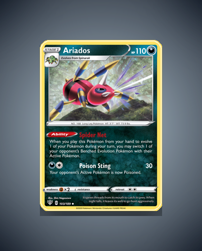 Ariados (Darkness Ablaze) #103