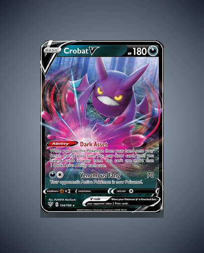 Crobat V (Darkness Ablaze) #104