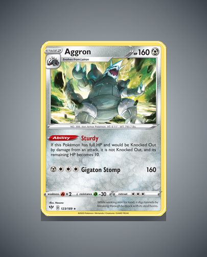 Aggron (Darkness Ablaze) #123